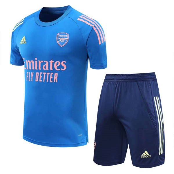 Entrenamiento Arsenal Conjunto Completo 2021-2022 Azul Rosa